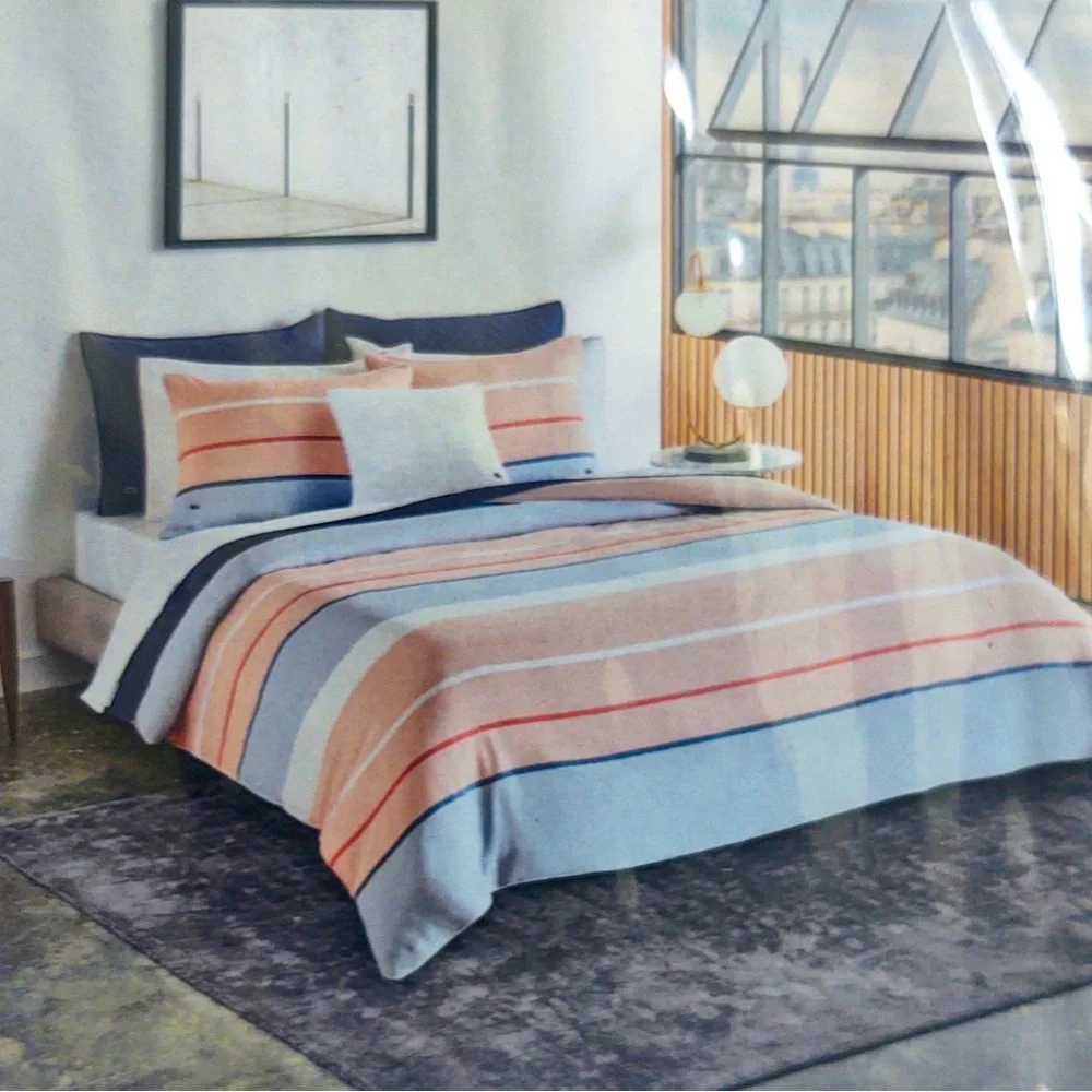🎁Lacoste Twin/TXL Duvet Set - Unity Multi